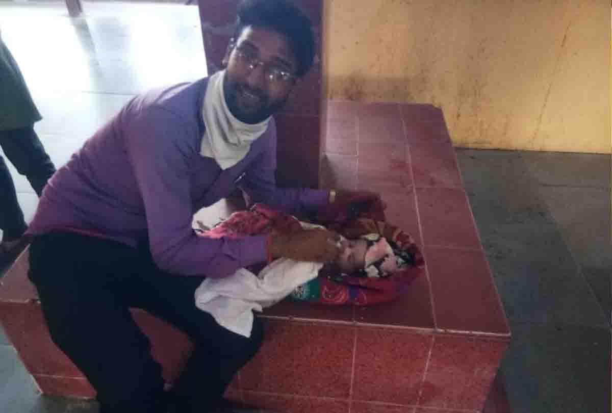 lockdown : Newborn died in labor special train