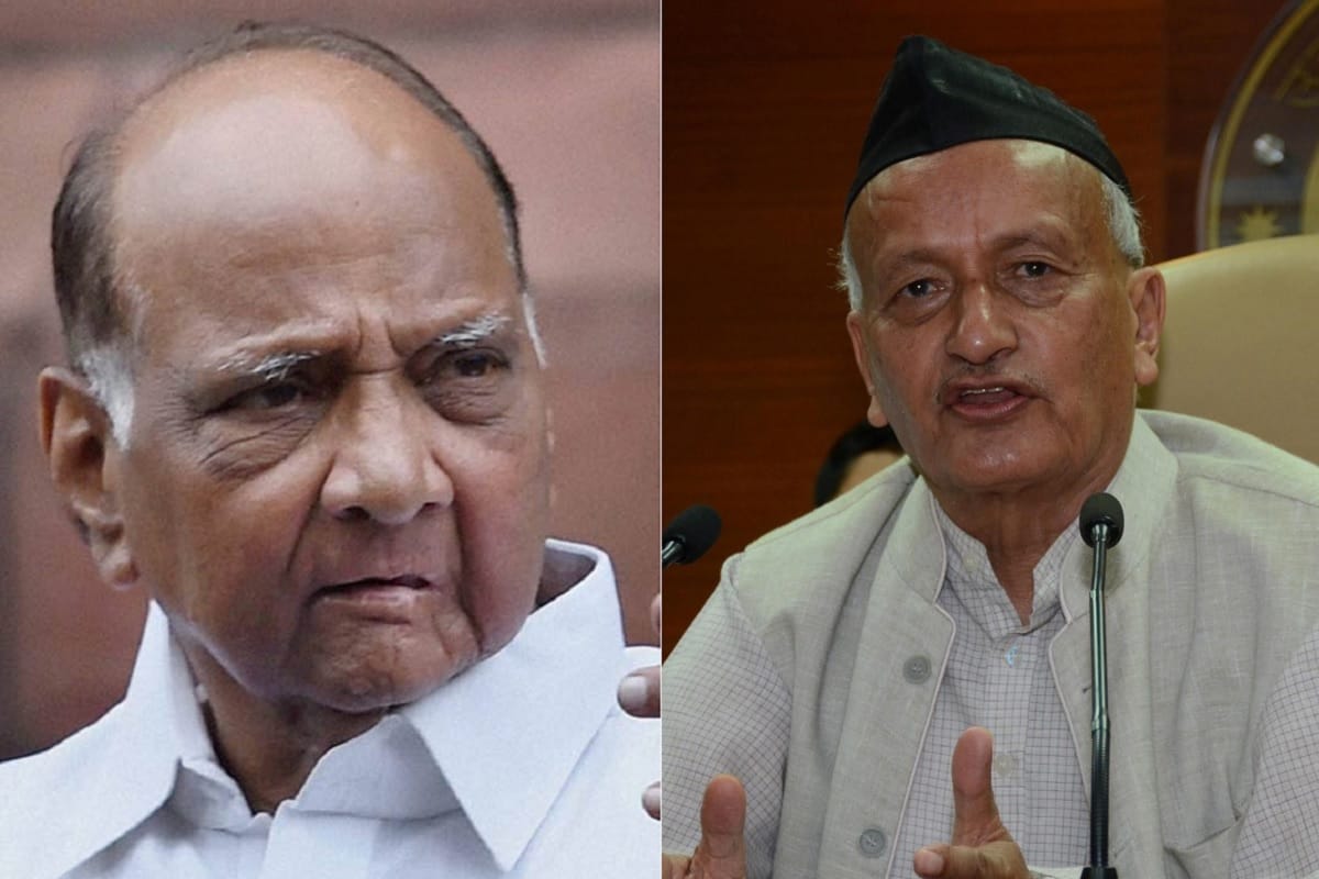 NCP chief Sharad Pawar met with Maharashtra Governor BS Koshyari at Raj Bhavan