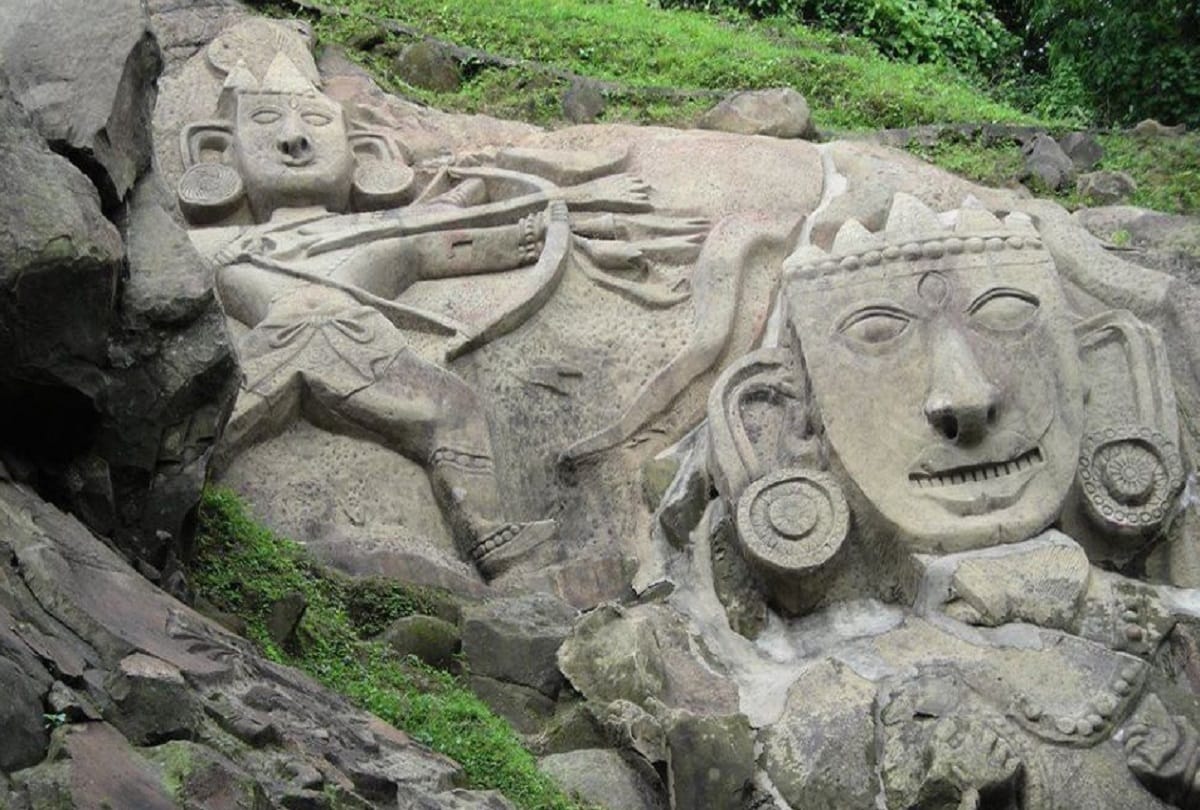 Mysterious places in India unakoti rock carvings mystery
