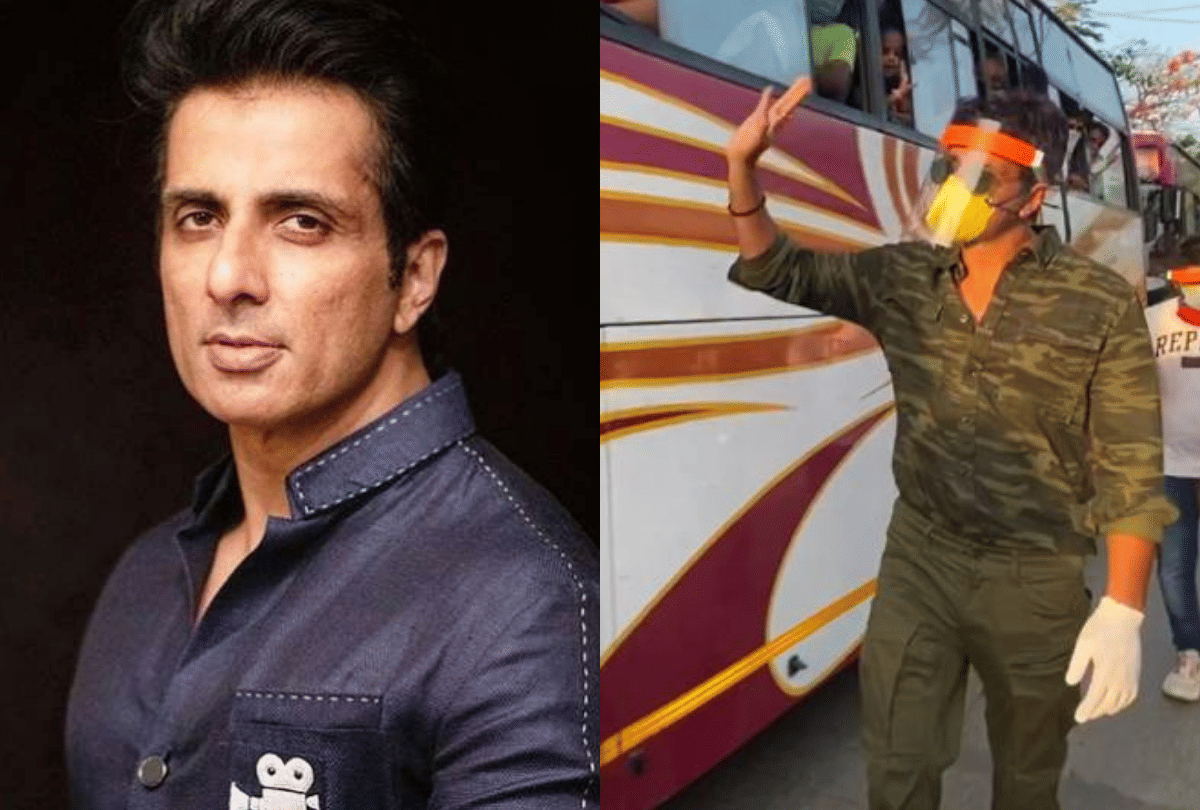 Sonu Sood helping migrant workers to reach home Congress up congress attacks yogi government
