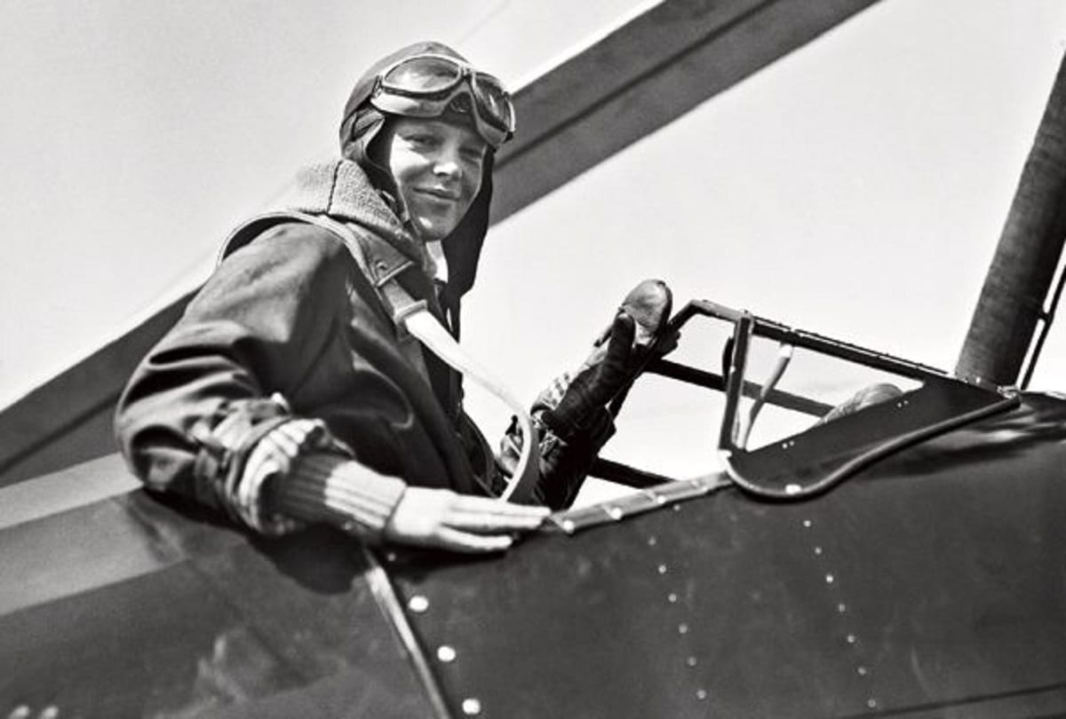 female pilot Amelia Earhart mysteriously disappeared while flying 83 years ago