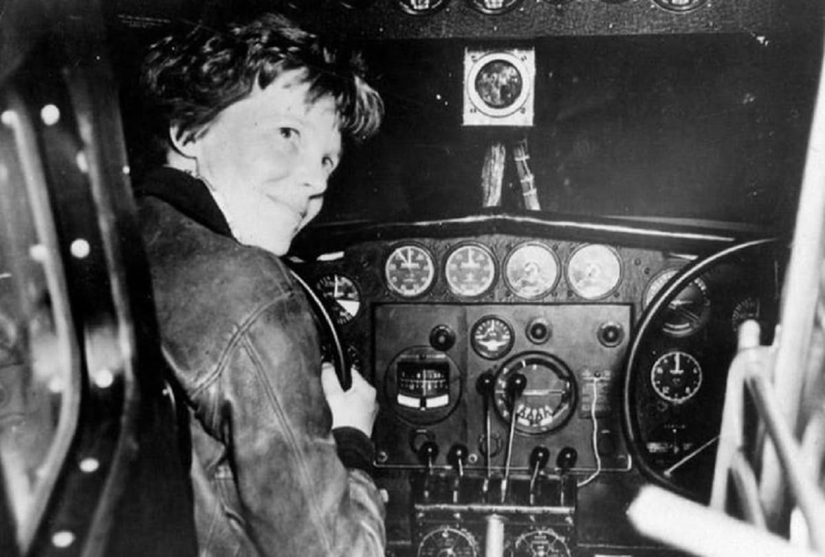 female pilot Amelia Earhart mysteriously disappeared while flying 83 years ago