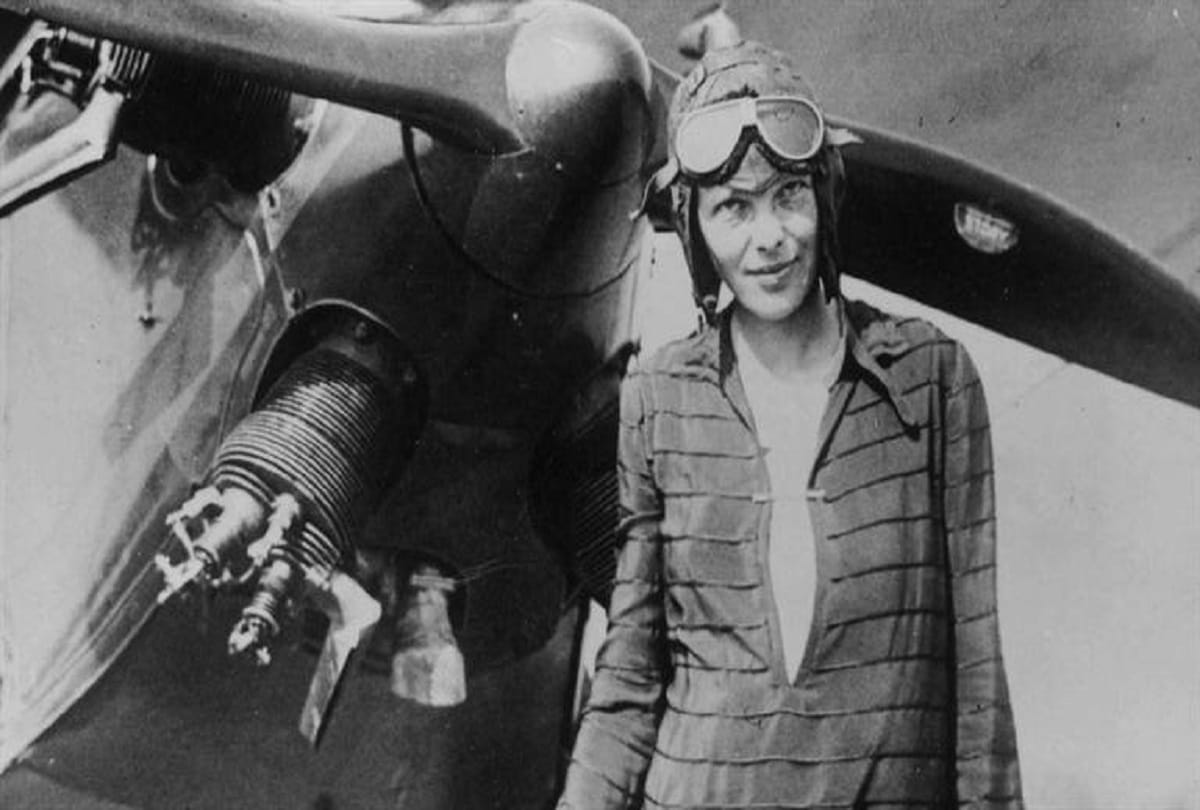 female pilot Amelia Earhart mysteriously disappeared while flying 83 years ago