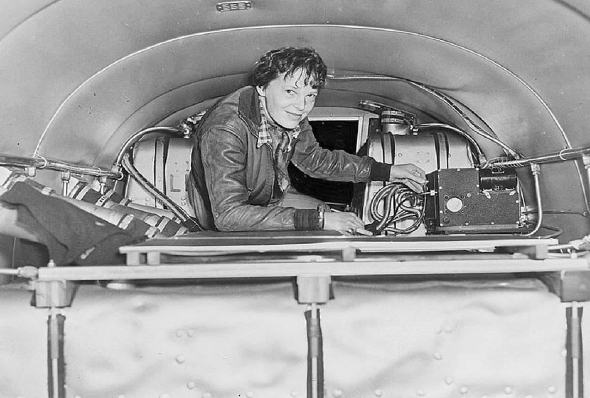 female pilot Amelia Earhart mysteriously disappeared while flying 83 years ago