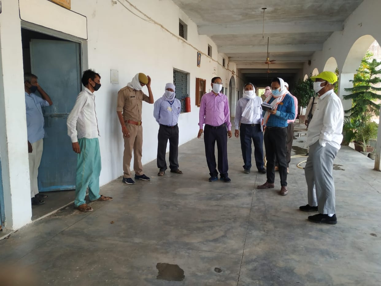 quarantine centre inspected