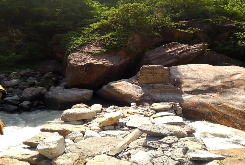 Search Operation For Two villagers missing after falls into river in Pithoragarh Darma Ghati
