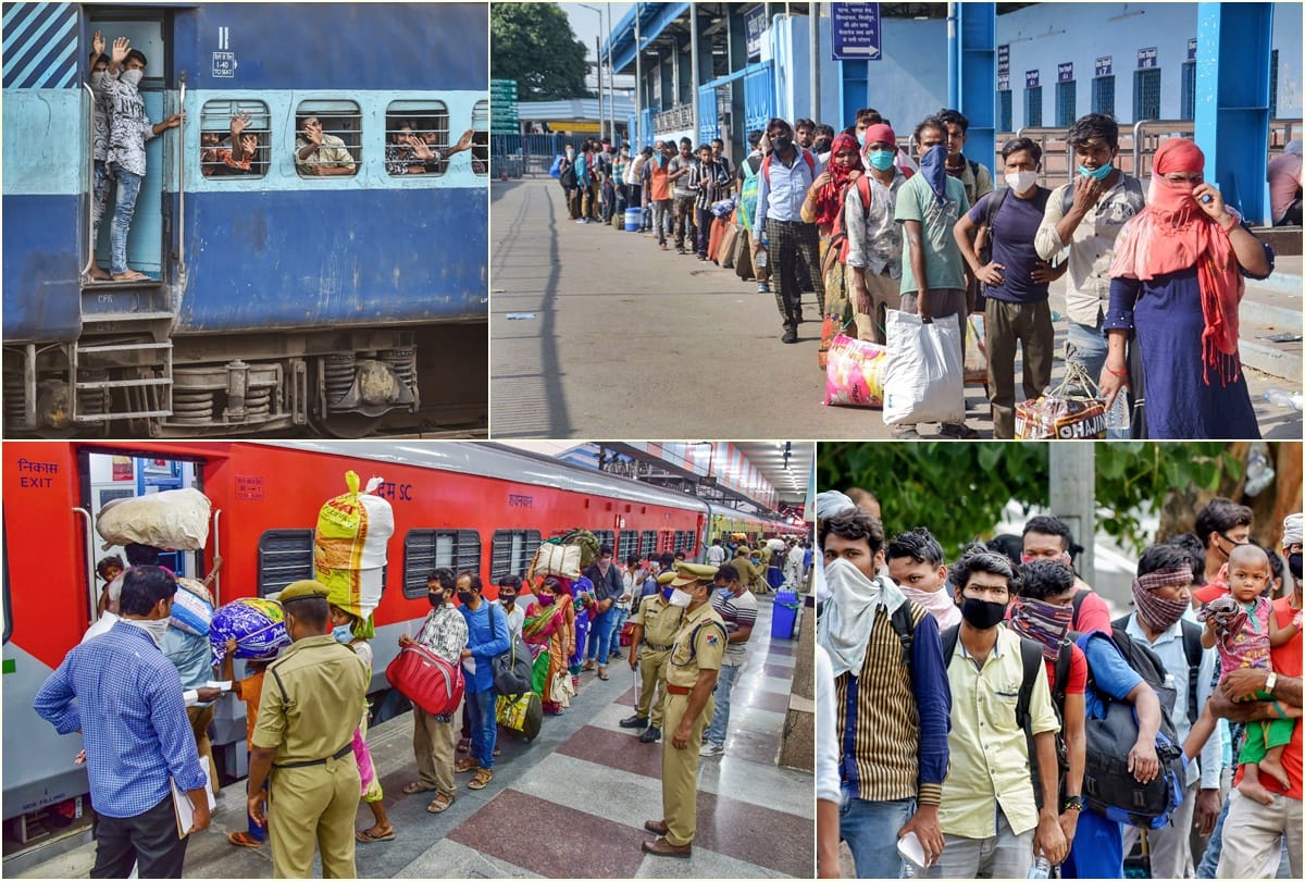 From 1st May around 42 lakhs migrant workers were transported to their homes, Railways ran 3276 shramik special trains