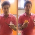सचिन तेंदुलकर ने मैंगो कुल्फी बनाई