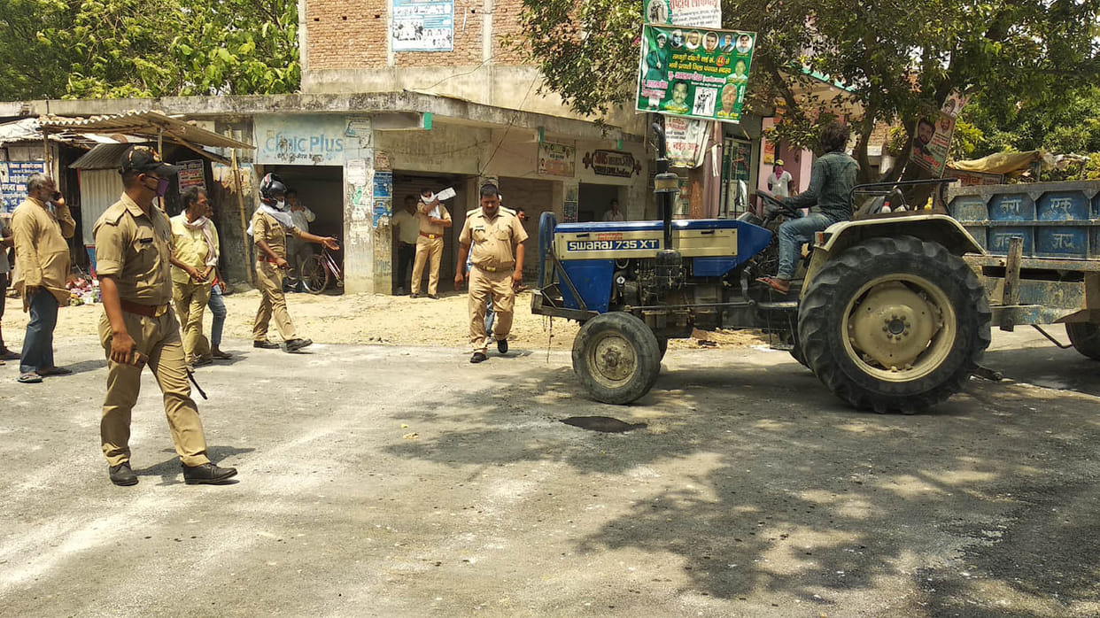 death in accident by tractor-trolly