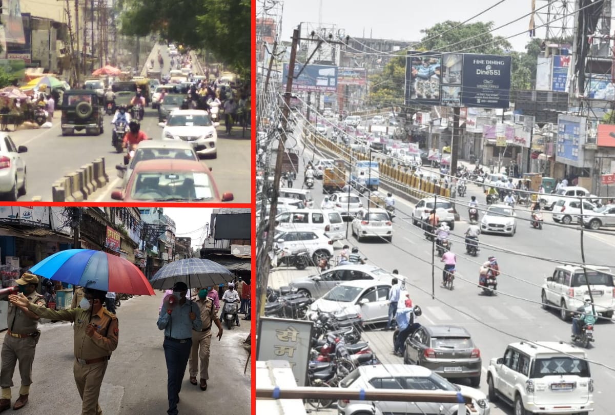 gorakhpur all shop open latest photos lockdown 4.0 guideline, 27 may latest news