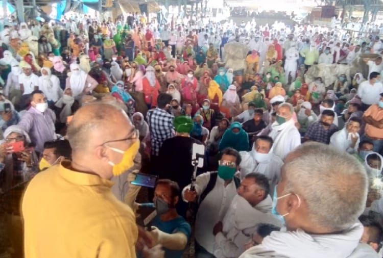 Around Two thousand people gathered in Panipat of Haryana during lockdown