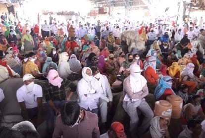 Around Two thousand people gathered in Panipat of Haryana during lockdown