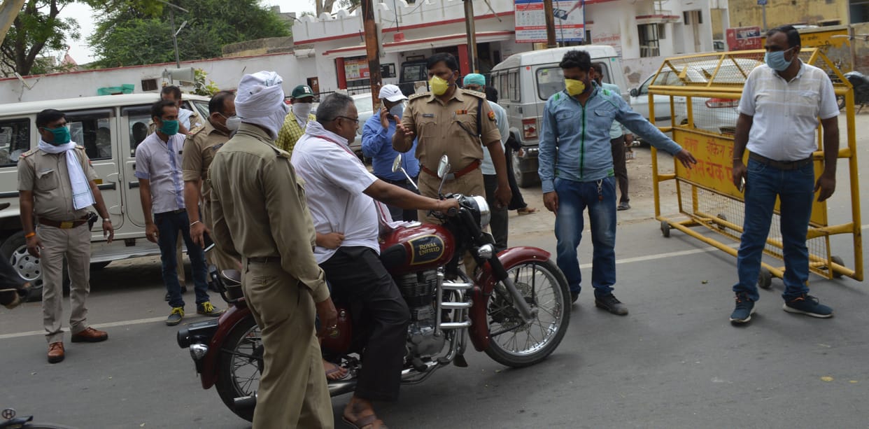 Hathras: Penalty charged to those not wearing masks