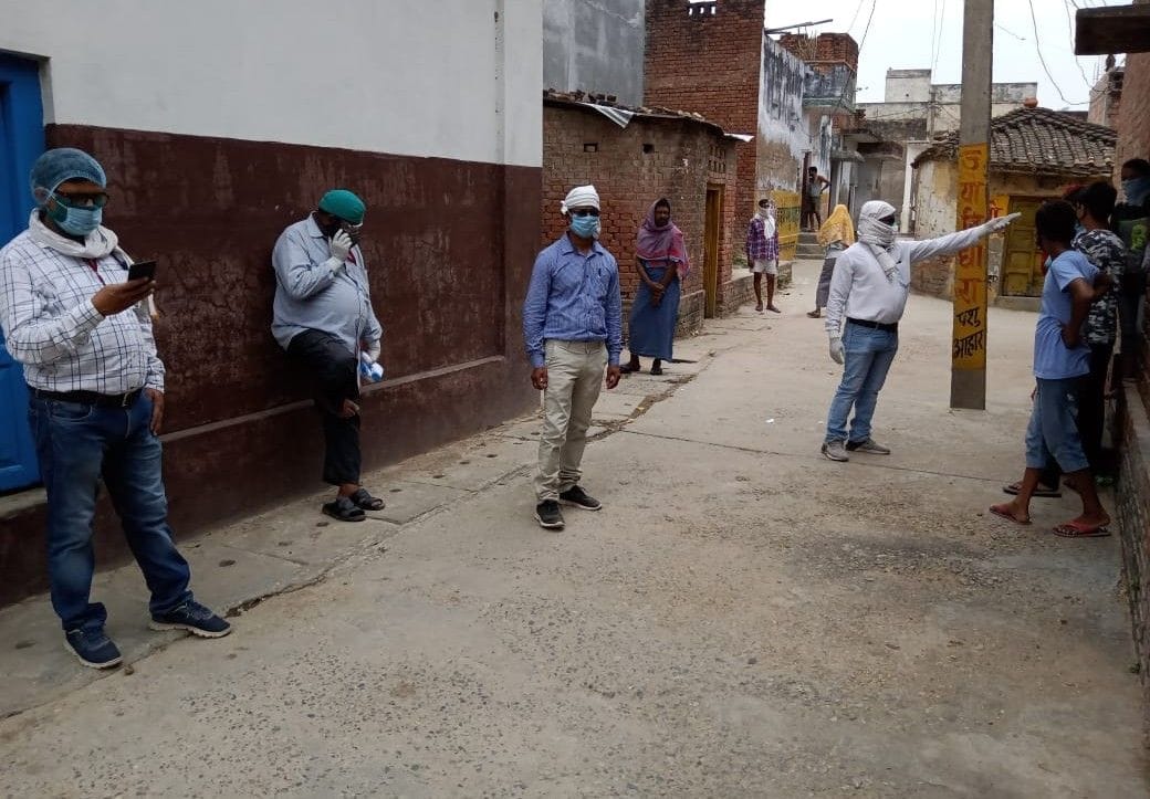 thermal screening done of three thousands people in dighwat chandauli
