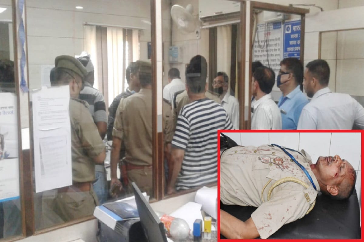 SBI Bank case, Guard and bank staff did not let loot after shot by miscreants in Meerut