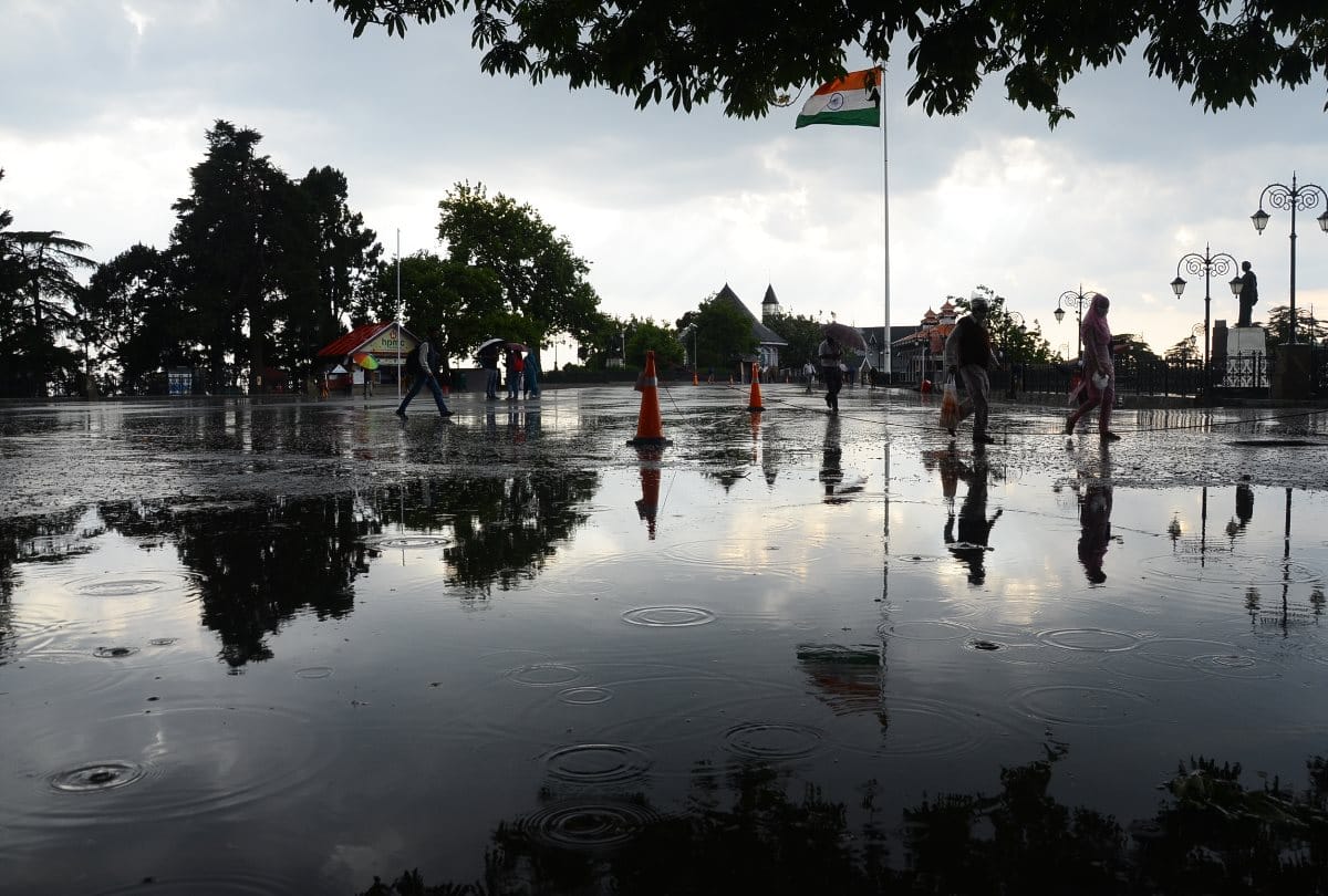himachal weather report heavy rain in shimla una recorded 40 degree celsius
