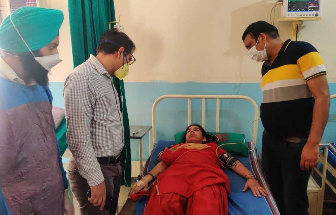 Two Asha workers fainted due to heat wearing PPE kit