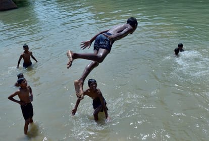amar ujala ground report : Summer in Uttar Pradesh heat stroke maximum and minimum temperature
