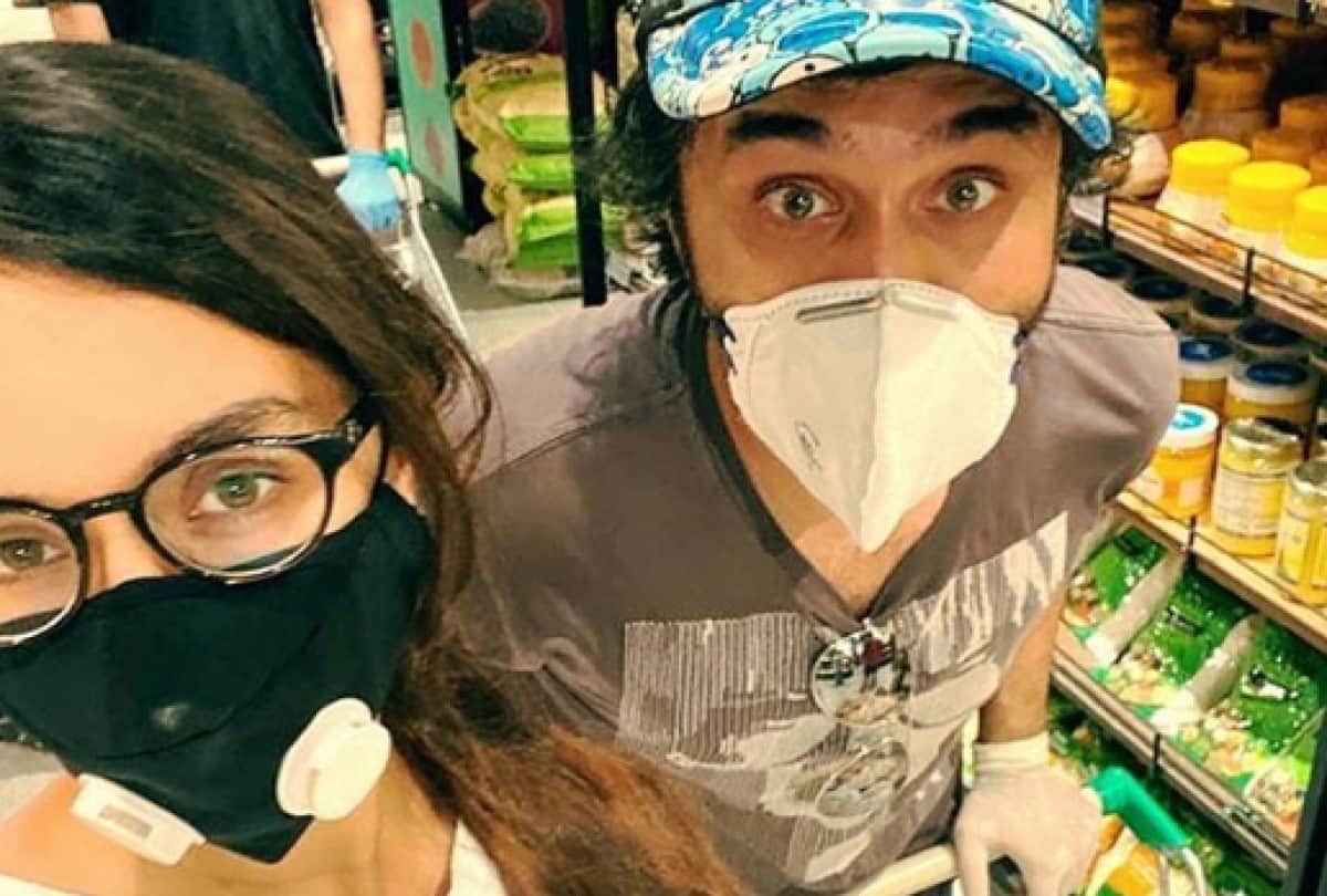 shraddha kapoor with brother siddhant kapoor went to grocery buying