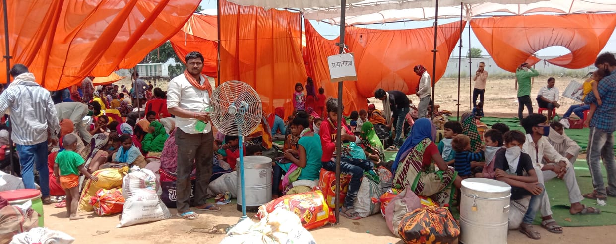 Hathras: Disorder at the compilation center, children's health deteriorated in summer