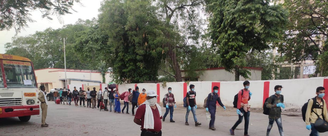 3890 migrant laborers from Mumbai and returned home