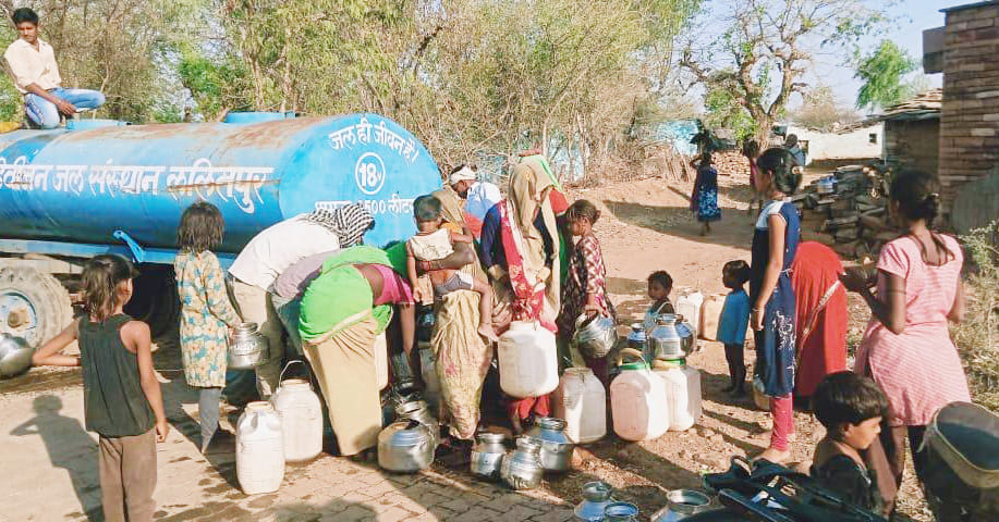 water crisis in dhorra area