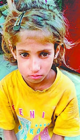 Ten year old girl left home after being beaten by family members