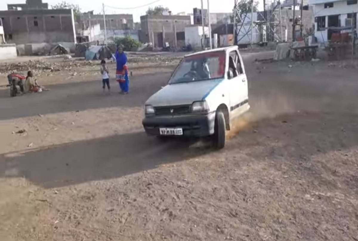 Three wheel Maruti Suzuki 800 this modified car avatar you may have never seen