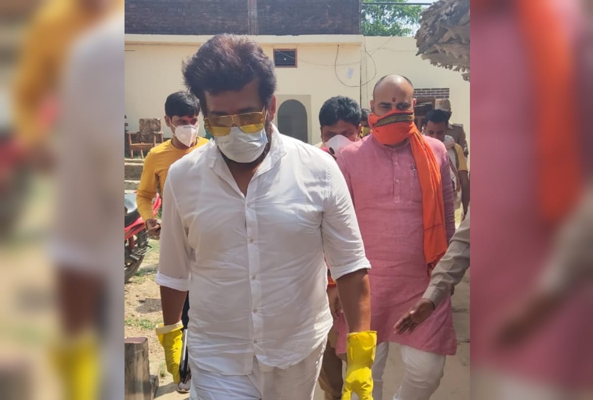 MP Ravi Kishan investigates airport infection prevention due to Coronavirus