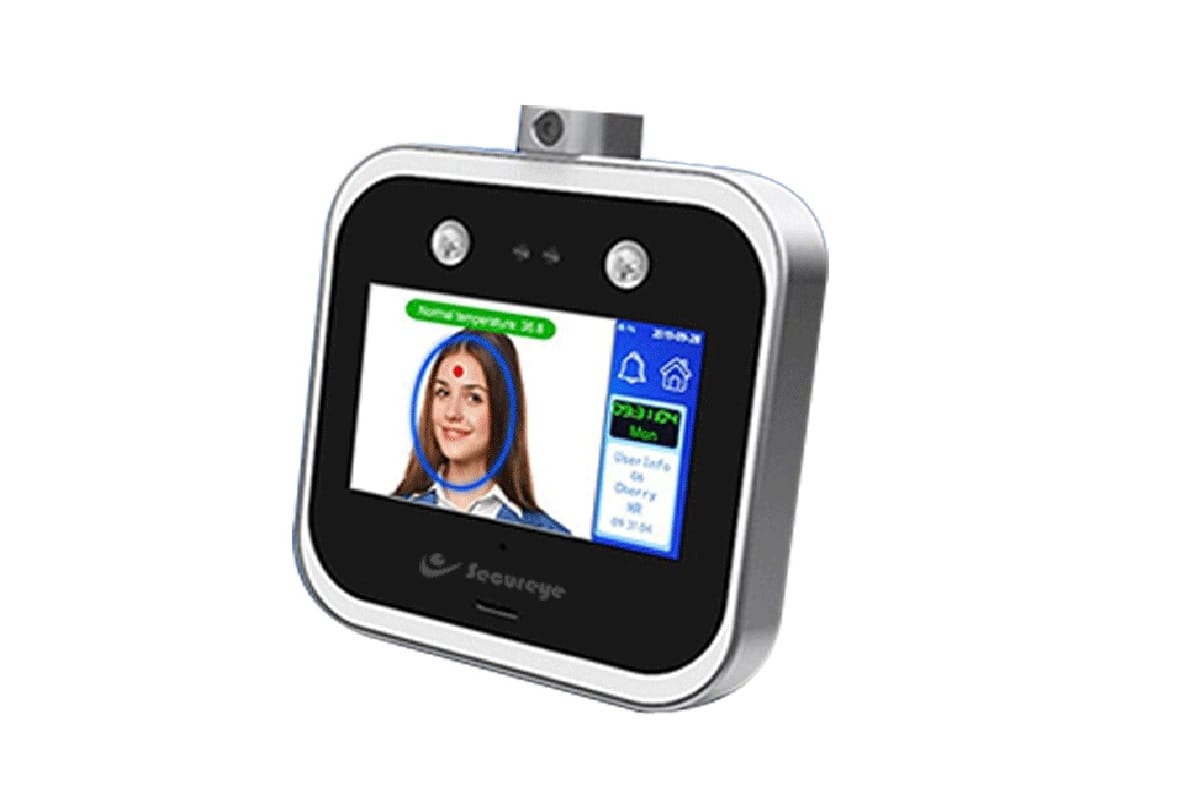 secureye Face recognition and temp detector
