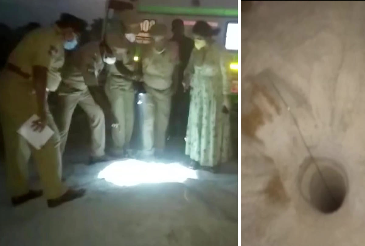 Telangana: An operation is underway to rescue a 3 year old child who fell into a borewell in Medak district
