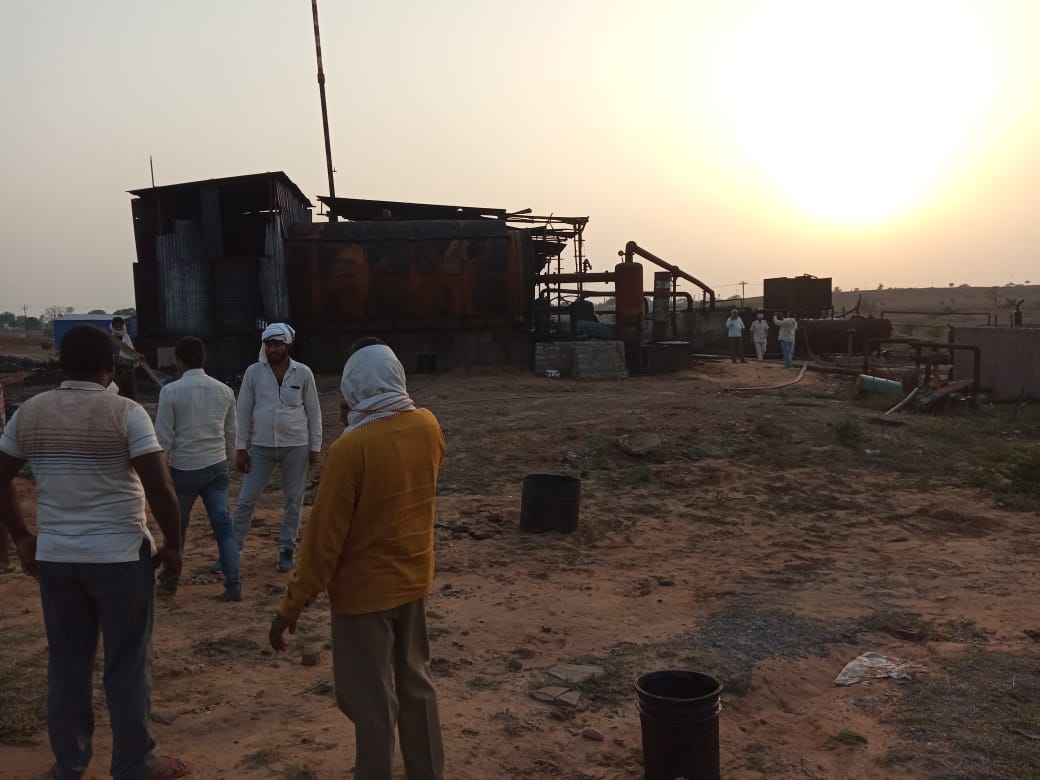 Fire in chemical factory, loss of millions