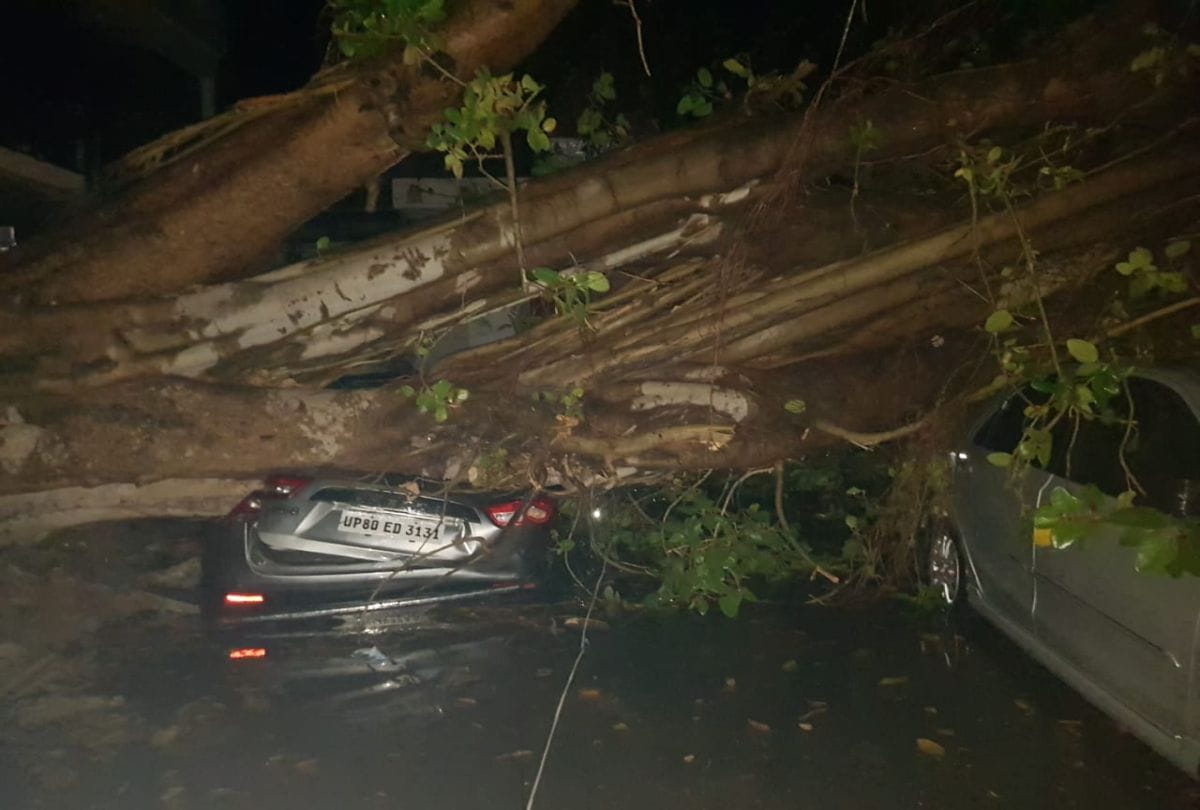 weather update heavy storm and rain in agra