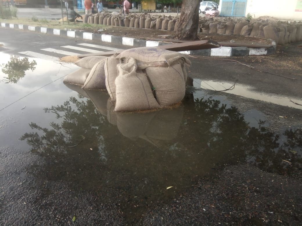 Relief from rain, mercury slipped from 40.1 to 27 degree Celsius