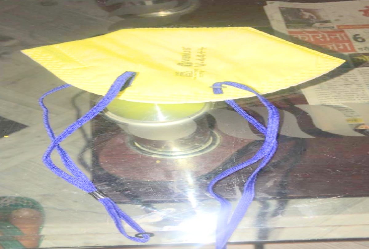 In the Coronavirus era, mask parcel reached home in kangra himachal