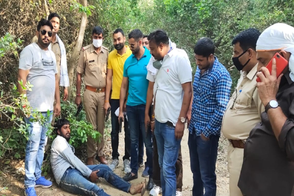 UP Crime News, six criminals arrested and four injured in police encounter at Meerut and Muzaffarnagar
