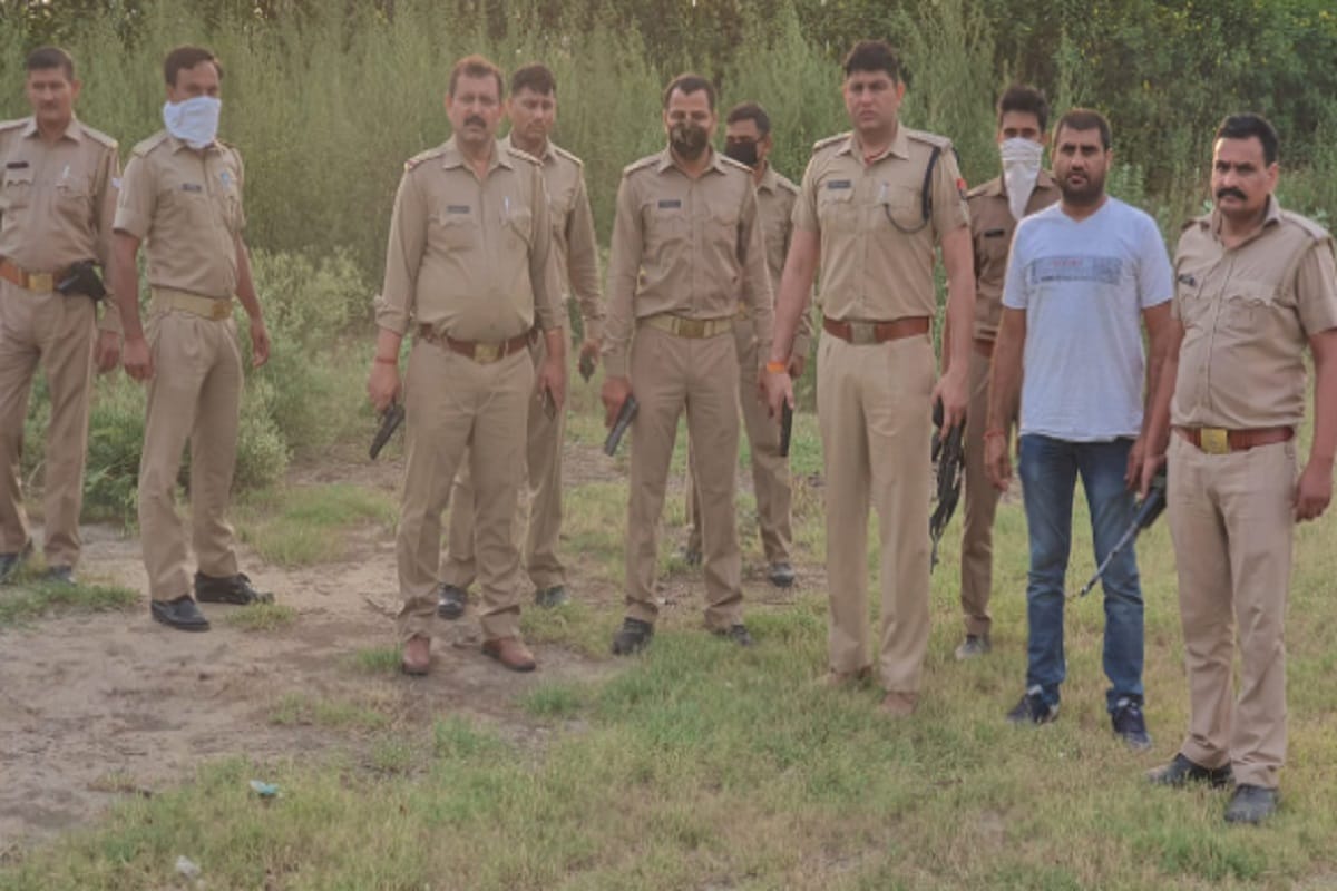 UP Crime News, six criminals arrested and four injured in police encounter at Meerut and Muzaffarnagar