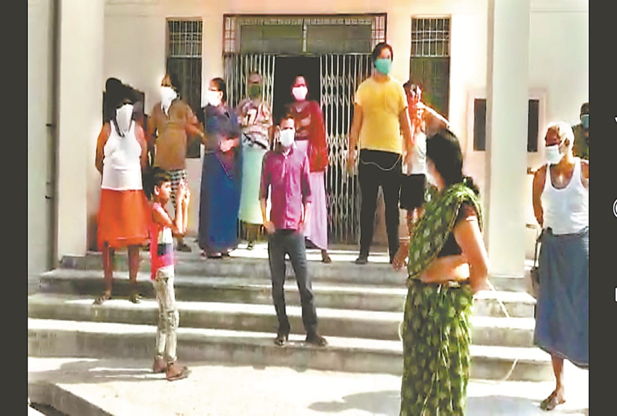 Coronation patients' uproar over water and food in L-1 Hospital Prayagraj
