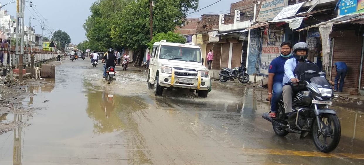 City and villages power stalled due to strong wind and rain