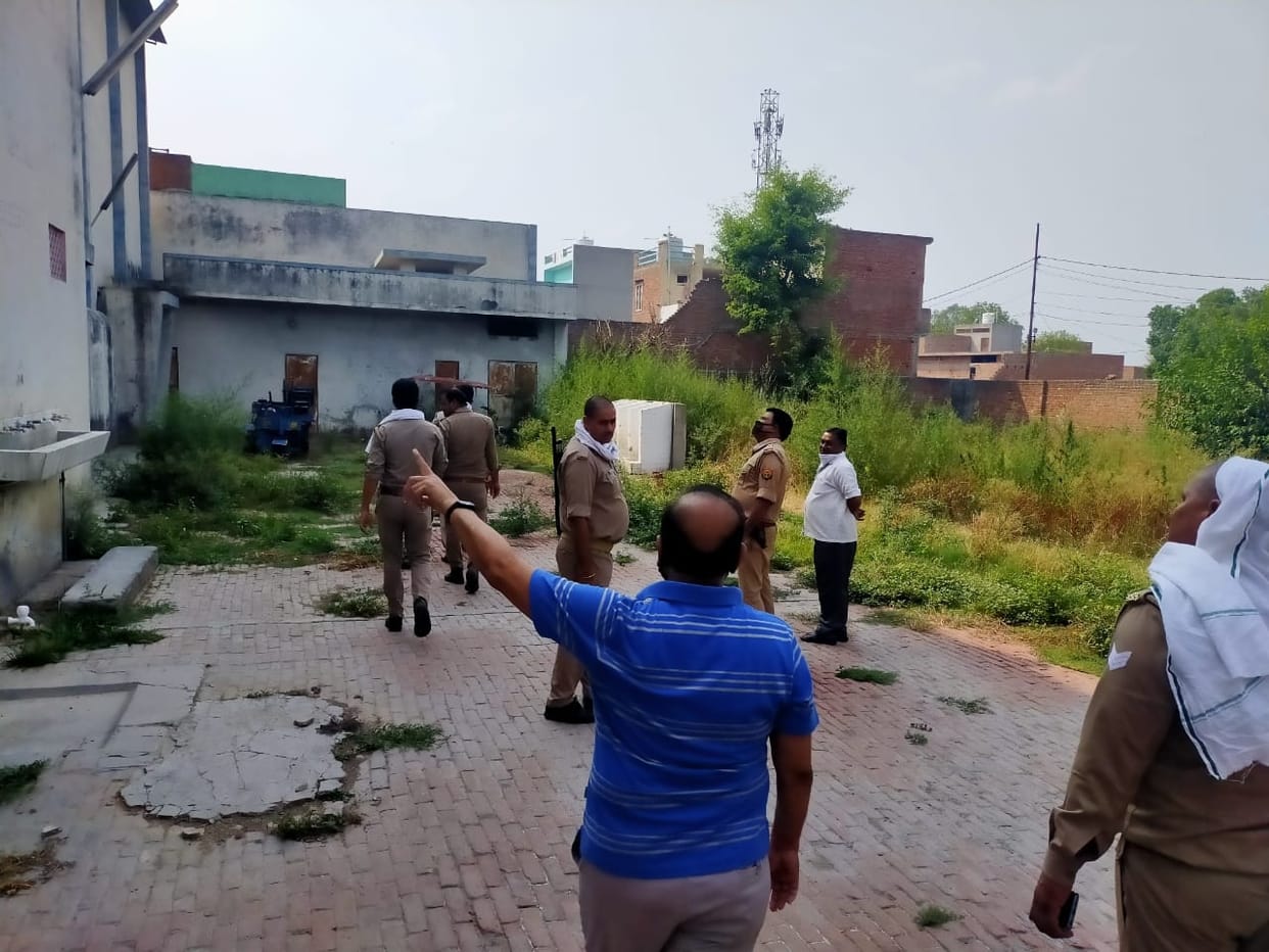 Police searched closed cinemas and factories