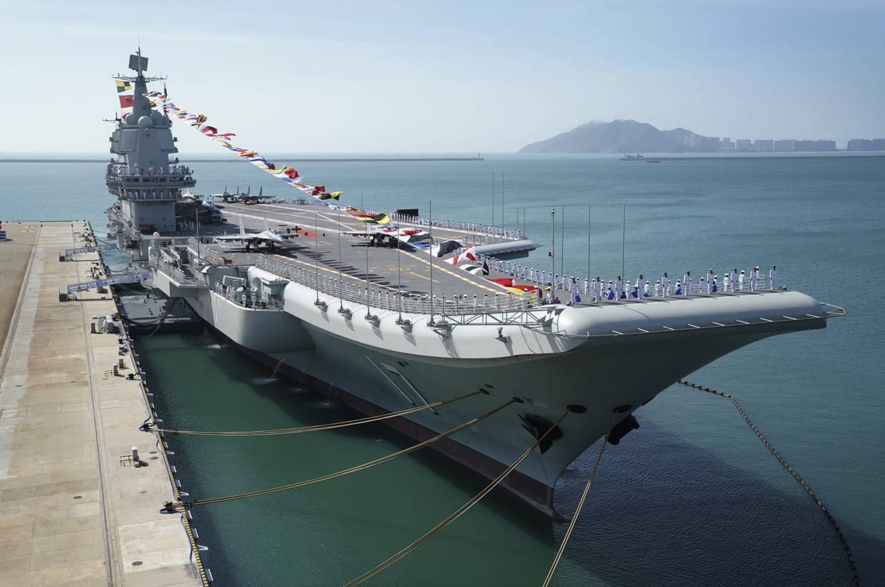 China increases its strength, starts test of first domestic aircraft carrier