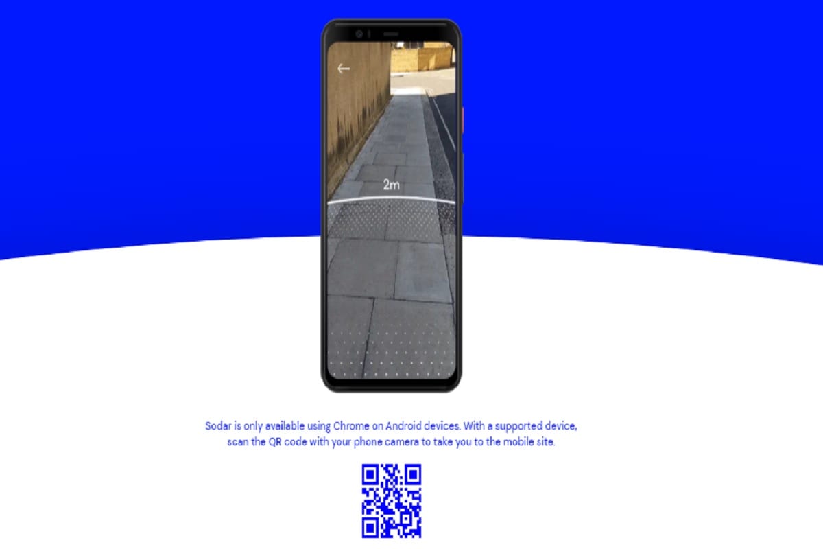 Google Sodar Tool Helps Android Smartphone Users to Maintain Social Distancing via augment reality