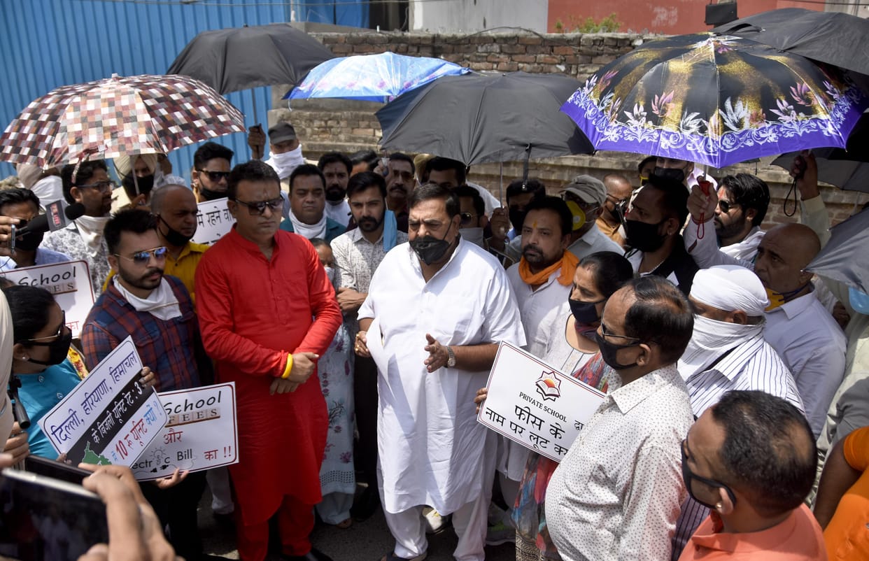 shivsena punjab protest in ludhiana