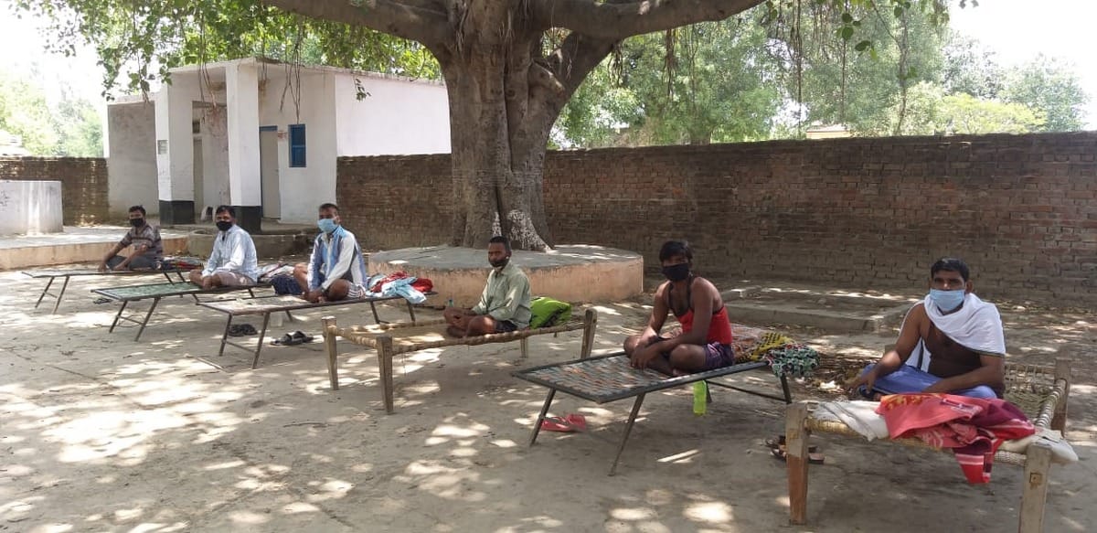 Lockdown coronavirus ever studied in this school, now quarantine of fourteen days in ghazipur up