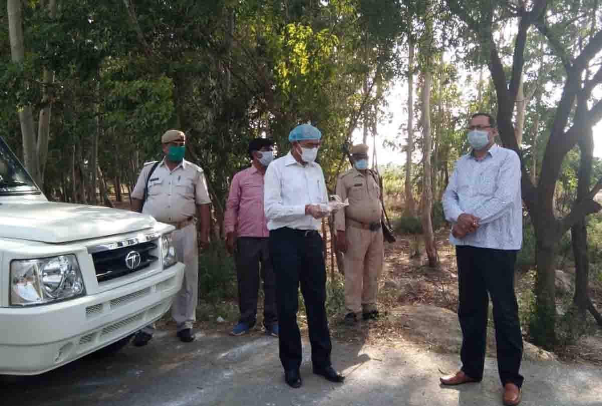 coronavirus in up: Death of corona infected old woman