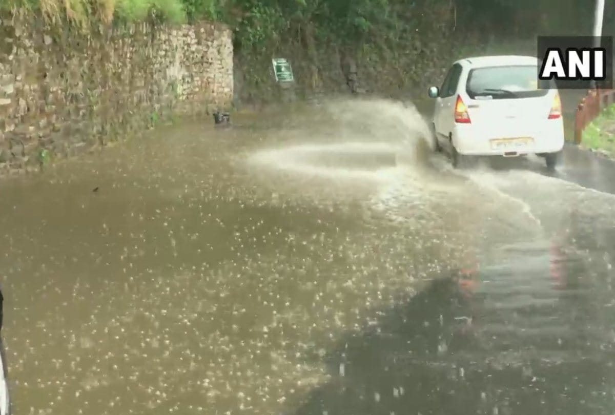 Rain lashed parts of Shimla himachal pradesh