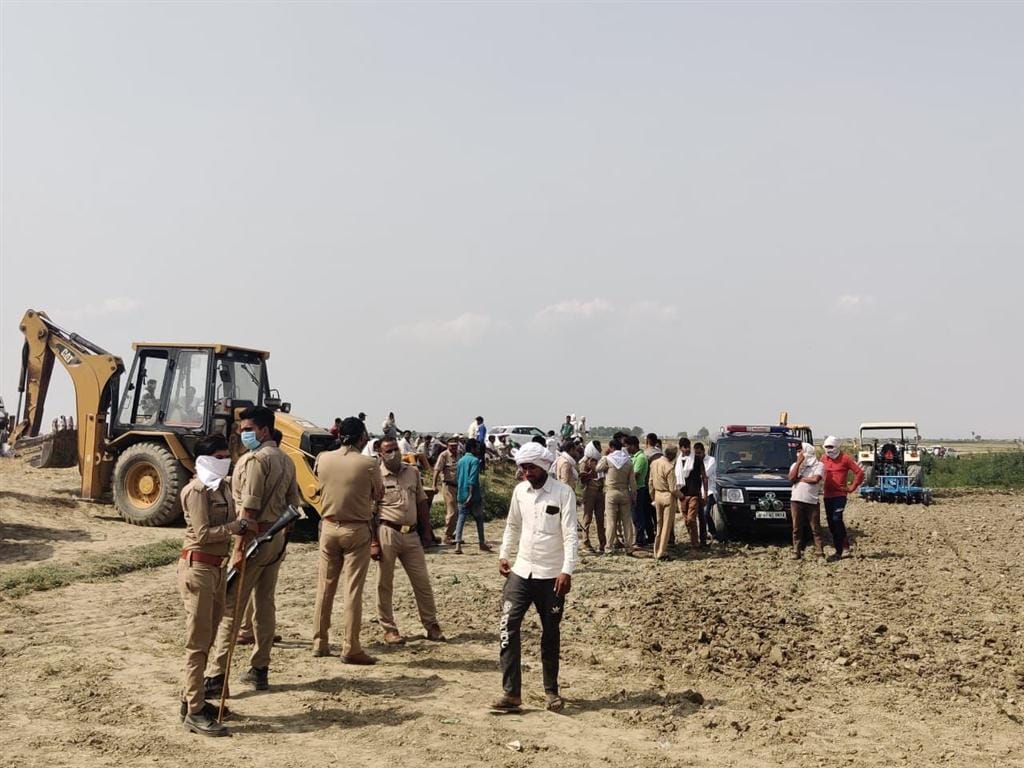 Police came with former Haryana minister firing on farmers