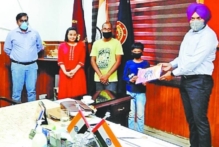 12-year-old child met family two months later