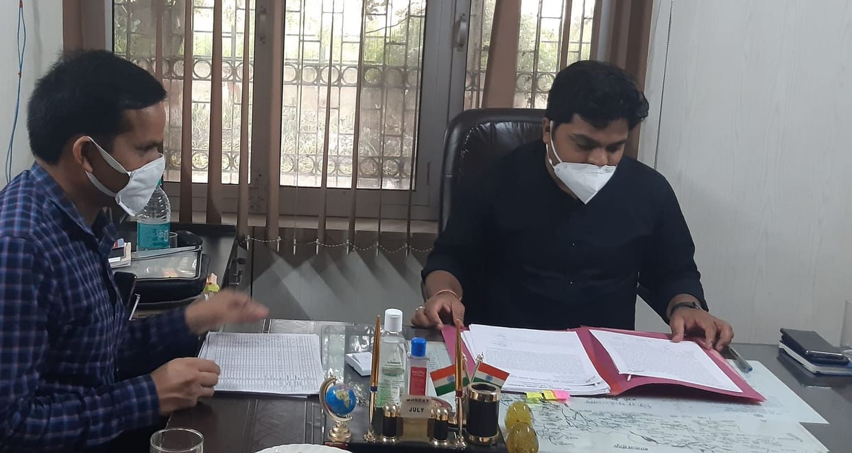 Deputy Director inspected Satanpur Mandi