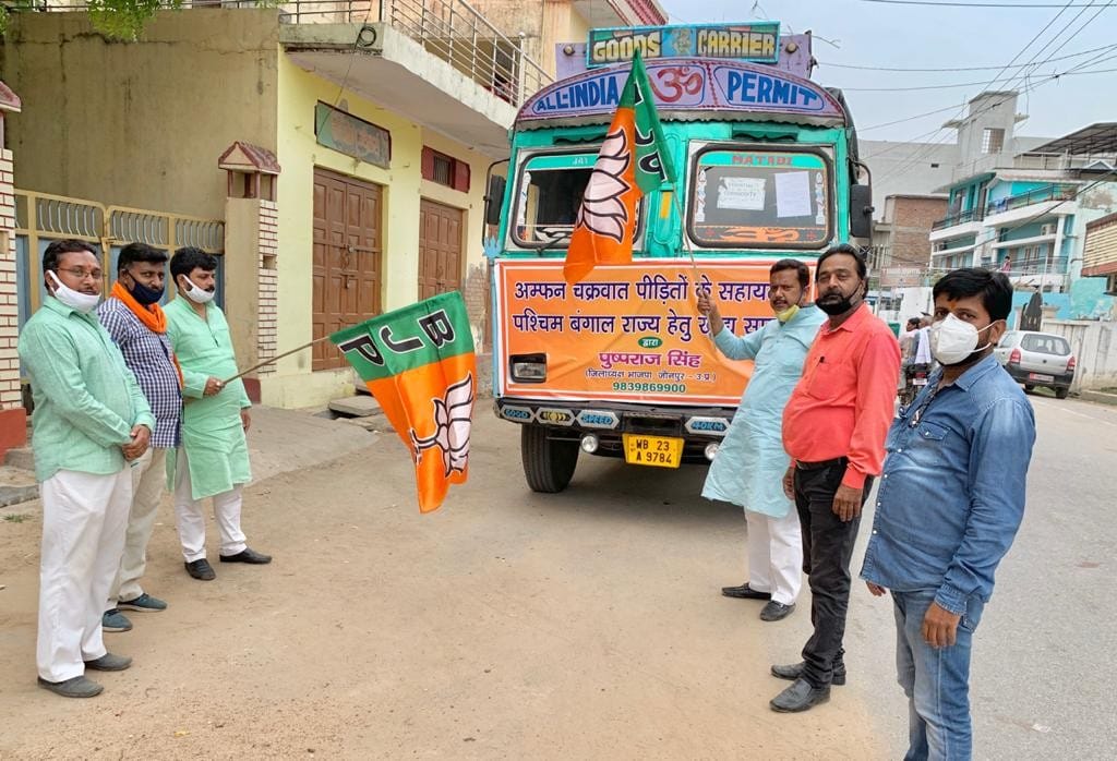 BJP sent a truck to Bengal